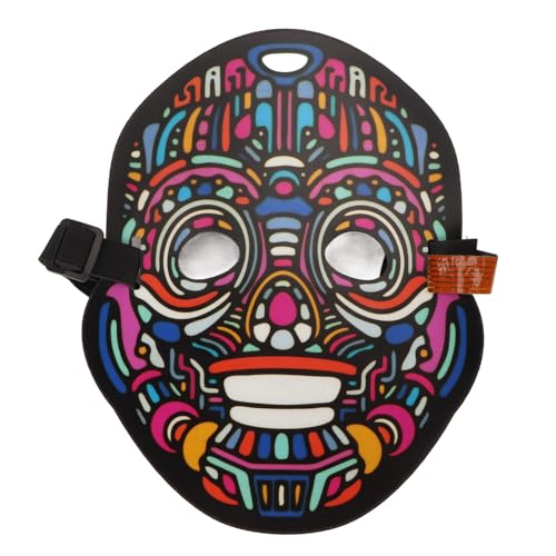 Srliya Halloween-Dekoration, LED-Maske mit Gestenerkennung, Leuchtende Digitale Leuchtmaske für Halloween-Party Srliya Halloween-Dekoration, LED-Maske mit Gestenerkennung, Leuchtende Digitale Leuchtmaske für Halloween-Party von Srliya