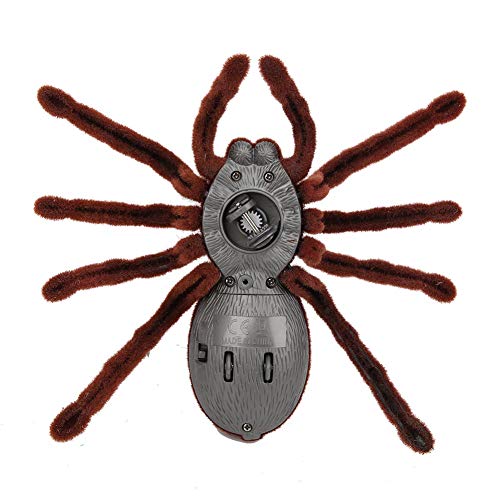 Srliya Halloween-Spinne, 2-Kanal-Fernbedienung, Gruselig, Gruselig, Weich, Gefälschte Spinne, Party-Requisiten (787) von Srliya