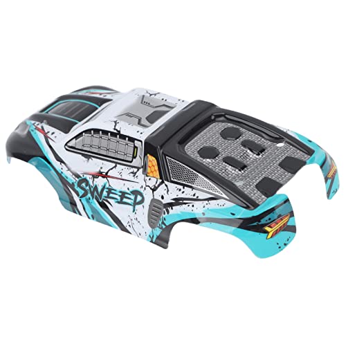 Srliya Hochschlagfeste PVC-Karosserie-Ersatzteile, Rahmen für SCY 16101PRO 1/16 RC-Cars (Cyan) von Srliya