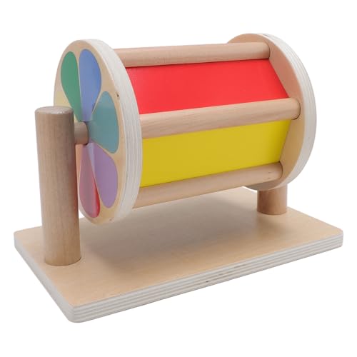 Srliya Hölzerne Rollende Trommelfarbe Cognition Sensory Rolling Drum Toy Frühes Bildungsspielzeug für Kinder Srliya Hölzerne Rollende Trommelfarbe Cognition Sensory Rolling Drum Toy Frühes Bildungsspielzeug für Kinder von Srliya