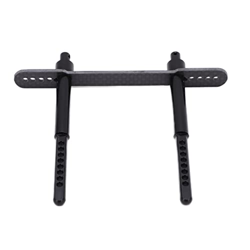 Srliya Hohe Spannung und Gute Gleichgewichtskraft, Upgrade-Ersatz, Geeignet für Ferngesteuertes Auto AXIAL SCX10 90046 90047, aus Kohlefaser-Aluminiumlegierung, Schwarz, Metallsäulen, (97mm) von Srliya