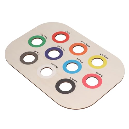 Srliya Holztablett-Brettspiel, Sensorisches Spielzeug, Feinmotorik-Training, Farblich Passendes Sortierbrett Alzheimer-Demenz Srliya Holztablett-Brettspiel, Sensorisches Spielzeug, Feinmotorik-Training, Farblich Passendes Sortierbrett Alzheimer-Demenz von Srliya