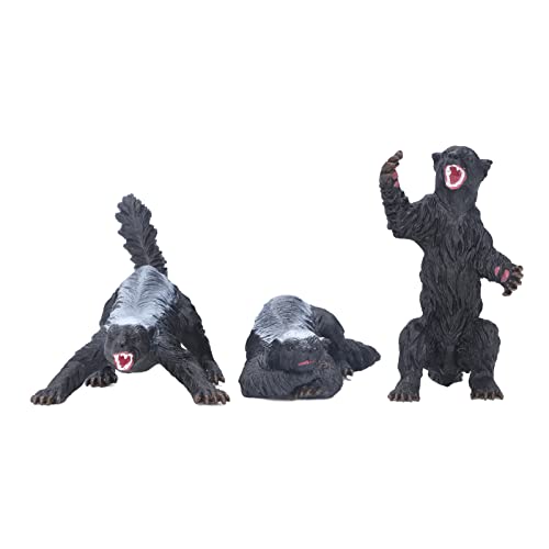 Srliya Lifelike Ratel Tierfigur Spielzeug Realistischer Stehanzug Posiert Einen Sicheren Plastik für Bildungsausstellungen Sammlung Srliya Lifelike Ratel Tierfigur Spielzeug Realistischer Stehanzug Posiert Einen Sicheren Plastik für Bildungsausstellungen Sammlung von Srliya