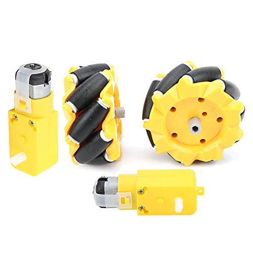 Srliya Mecanum Wheel + für TT -Getriebebotten Smart Roboter Car Teile Zubehör DIY -Spielzeugkomponenten 80 Mm von Srliya