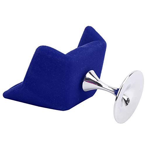 Srliya Mini Möbelsemair, Weicher Drehbarer Flockenstuhl für 1/12 Puppenhaus, Exquisite Handwerkskunst, Kunststoffmaterial, Geeignet für Miniaturdekoration (Blau) von Srliya