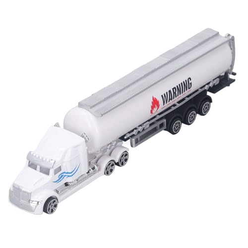 Srliya Öltanker-LKW-Modell, Tankwagen-Modell, Öltanker-LKW-Spielzeug, Hohe Simulation, Interaktives, Realistisches Legierungs-Tankwagen-Anhänger-Spielzeug für Kinder und Eltern von Srliya