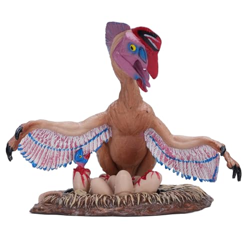 Srliya Oviraptor Spielzeugfigur Oviraptor Dinosaurierspielzeug Dinosaurier Lebensechter Detaillierter Bildungsbildmodell für (Rosa) von Srliya