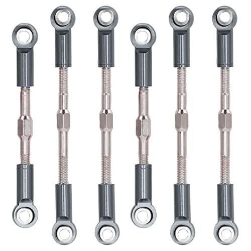Srliya RC 1/14 Auto Metall PullRC Metall Zugstange Lenkung Servo Link Gestänge Spurstange für WLtoys 144001 124018 124019 (Titan) von Srliya