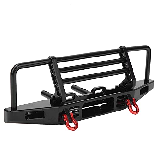 Srliya RGT RC-Teile 1 10 Stoßstange 24 × 16 × 7 Metall-RC-Auto Verstellbare Frontstoßstange Zubehör Passend für SCX10 TRX4 1 10 RC-Raupenwagen von Srliya