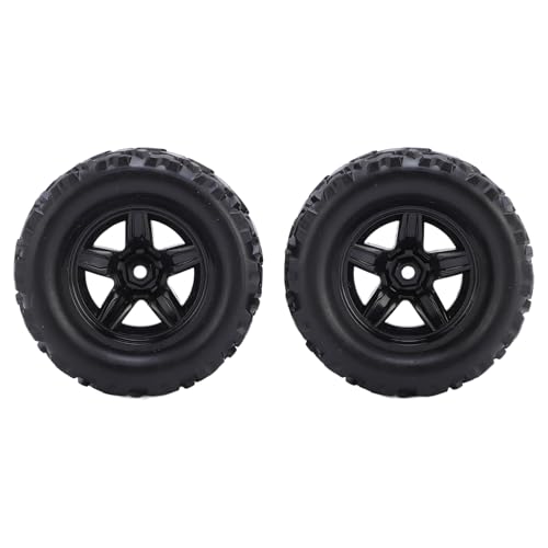 Srliya Reifen Gummi -RC -Autorreifen 2PCS RC -Auto Reifen Gummi 1:18 Bürstet RC -Autoreifen für HS 18302 18303 18304 18311 18312 18313 18314 von Srliya