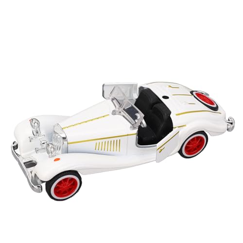Srliya Sammler-Cabrio-Automodell, Maßstab 1:32, Vintage-Cabrio-Automodell, Legierungsdruckguss-Modellauto, Spielzeug für Kinder, Geburtstagsgeschenk (Weiß) von Srliya