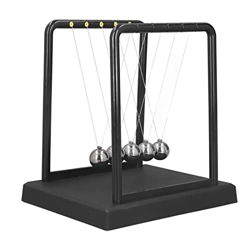 Srliya Schwarz 6,61 X 5,67 X 7,2 Zoll Balance-Ball-Dekoration Newtons Wiege Balance-Bälle Stressabbau Physik Lernen Schaukel Balance-Ball Dekoration Srliya Schwarz 6,61 X 5,67 X 7,2 Zoll Balance-Ball-Dekoration Newtons Wiege Balance-Bälle Stressabbau Physik Lernen Schaukel Balance-Ball Dekoration von Srliya