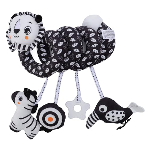 Srliya Schwarz -Weiß -Löwen -Spiralwagen -Kinderwagen -Spielzeug Spiralplüschspielzeug für Babykrippe Srliya Schwarz -Weiß -Löwen -Spiralwagen -Kinderwagen -Spielzeug Spiralplüschspielzeug für Babykrippe von Srliya