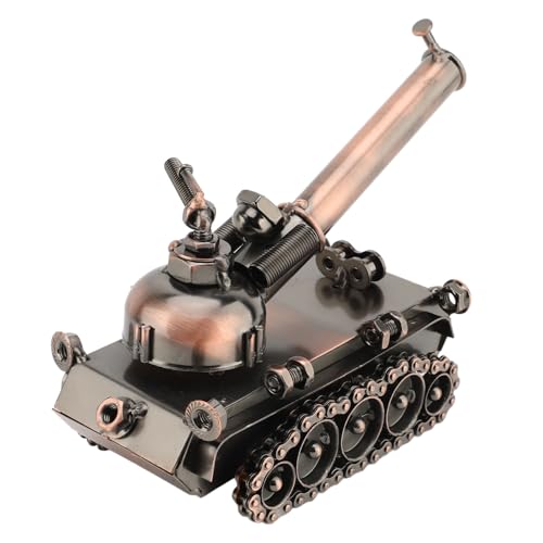 Srliya Tankmodell, Handgefertigte Retro -Dekorationsskulpturenverzierung, Schreibtischdekor mit Eisenkunst, Ideales für Sammler, Eisenmaterial, 18x7x12cm Srliya Tankmodell, Handgefertigte Retro -Dekorationsskulpturenverzierung, Schreibtischdekor mit Eisenkunst, Ideales für Sammler, Eisenmaterial, 18x7x12cm von Srliya