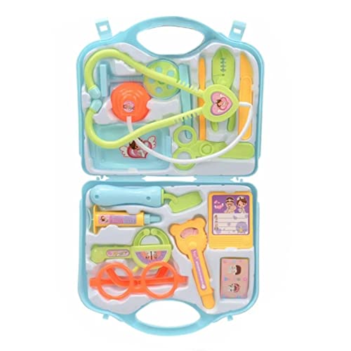 Stethoskop-Medizin-Set, 15-teilig, Arztspielzeug, Hellblau, Pädagogisch, Reinigbar, Rollenspiel, Spiele, Kinder, So Tun, Als Ob Stethoskop-Spielzeug-Sets Stethoskop-Medizin-Set, 15-teilig, Arztspielzeug, Hellblau, Pädagogisch, Reinigbar, Rollenspiel, Spiele, Kinder, So Tun, Als Ob Stethoskop-Spielzeug-Sets von Srliya