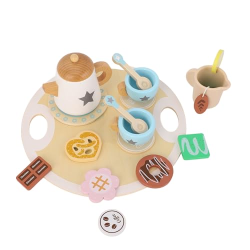 Teeservice aus Holz, Teekanne aus Holz, Teetassen-Set für Kleine Mädchen, Rollenspiele, Verbesserung der Sozialen Fähigkeiten, Rollenspiel aus Holz Teeservice aus Holz, Teekanne aus Holz, Teetassen-Set für Kleine Mädchen, Rollenspiele, Verbesserung der Sozialen Fähigkeiten, Rollenspiel aus Holz von Srliya