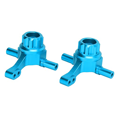 Vorderer Achsschenkellenker aus Aluminiumlegierung, Stabilität und Hervorragende Leistung, Ideal für TT02 RC-Car-Upgrade-Teile, Gute Verarbeitung, Genaue Größe, Bequeme (Blau) von Srliya