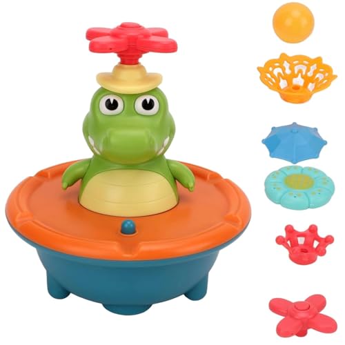 Wasserstrahl-Spielzeug Kinder mit LED-Lichtern, Musik-Jet-Badewanne, Duschdüse, Baby-Badezimmer-Pool-Spielzeug, Kleinkind-Jet-Badewannen-Spielzeug, Baby-Jet-Badespielzeug, von Srliya