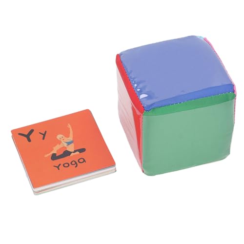 Weiche Spielwürfel Zum Selbermachen, Weiche Schaumstoff-Spielwürfel Zum Selbermachen, Bildung, Spielwürfel, Spielzeug mit 6 Seiten, Durchsichtigen Kartentaschen, 9,9 cm von Srliya
