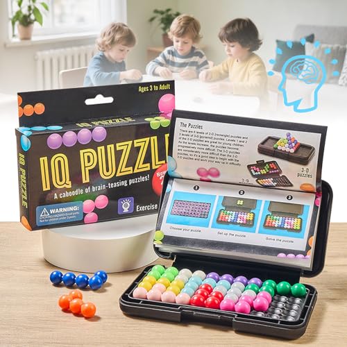 Srup Regenbogen Schachbrettspiel, Regenbogenball Puzzle Schach, Regenbogen Eliminierung Spiel, Regenbogen Puzzle Schach Kinder, Für Familienspiele, 3D Logikspiele zur Entspannung von Srup