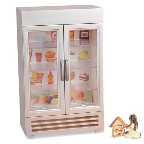 1/12 Skala Dollhouse Kühlschrank Miniatur Küchenkühlschrankmodell für Zuhause d 茅 COR 1/12 Skala Dollhouse Kühlschrank Miniatur Küchenkühlschrankmodell für Zuhause d 茅 COR von Ssguopte