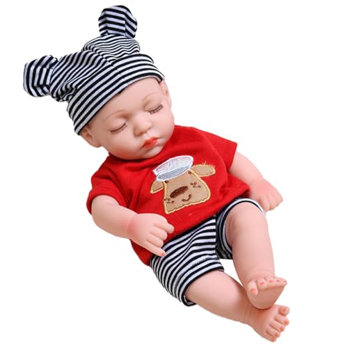 12 x 4 Zoll gekleidet bewegliche Gelenk Simulation Eye geschlossene Babypuppe Vinyl poable Cute Style 1 12 x 4 Zoll gekleidet bewegliche Gelenk Simulation Eye geschlossene Babypuppe Vinyl poable Cute Style 1 von Ssguopte