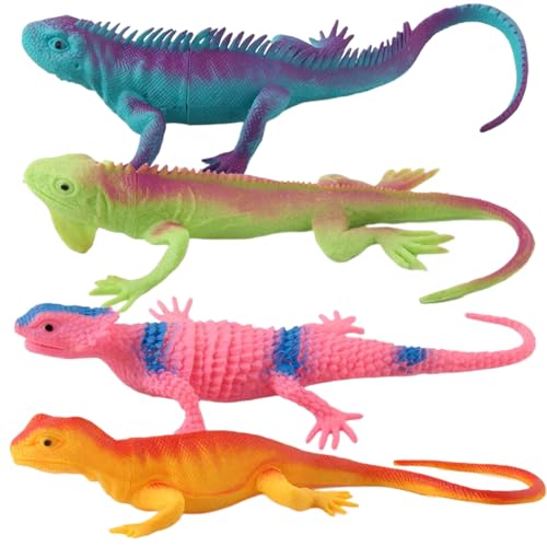 4 -teilige realistische Eidechsen -Figur -Set quietbar quietschende Reptilienspielzeug -Bildungsgeschenk für Kinder 4 -teilige realistische Eidechsen -Figur -Set quietbar quietschende Reptilienspielzeug -Bildungsgeschenk für Kinder von Ssguopte