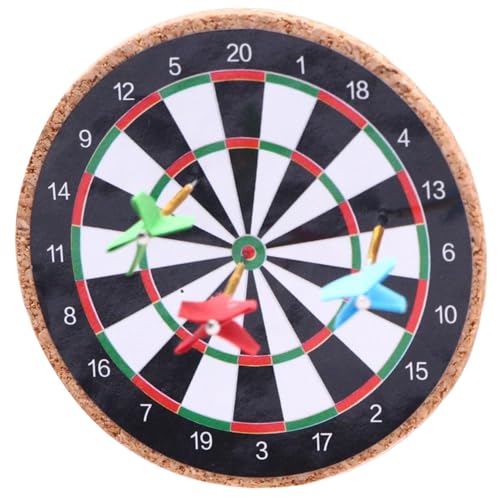 Ssguopte Doll House Darts Set 1 12 Skala Dollhouse Accessoires Realistische Miniatur -Dinge mit 1 Dartboard & 3 Darts Dekorative Puppenhausminiaturen für DIY -Einstellungen Ssguopte Doll House Darts Set 1 12 Skala Dollhouse Accessoires Realistische Miniatur -Dinge mit 1 Dartboard & 3 Darts Dekorative Puppenhausminiaturen für DIY -Einstellungen von Ssguopte