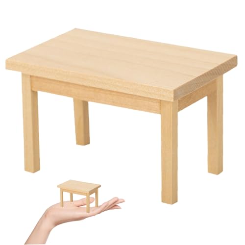 Dollhouse Möbel 1:12 Hölzer Mini Tischpuppenhaus Miniaturen für die Heimdekoration von Ssguopte
