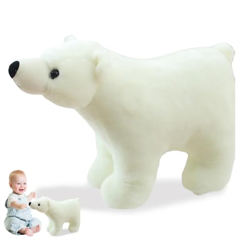 Eisbär ausgestopftes Tier, realistischer stehender Eisbärplüsch, ausdrucksstarker 18x11 -Zoll -Stoff, PP -Baumwollspielzeug für Zuhause, Büro, Geschenk Eisbär ausgestopftes Tier, realistischer stehender Eisbärplüsch, ausdrucksstarker 18x11 -Zoll -Stoff, PP -Baumwollspielzeug für Zuhause, Büro, Geschenk von Ssguopte