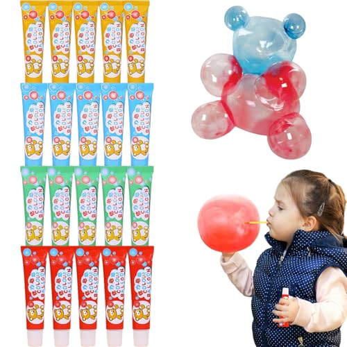 Plastikblasen 20pcs Nicht giftige Blasenballons Fun Blow Toys School Party Indoor Outdoor Geschenke von Ssguopte