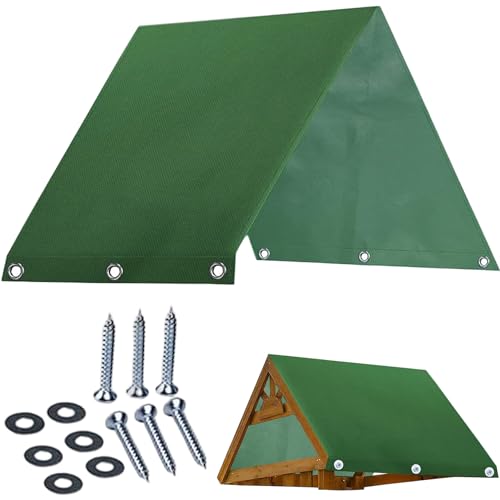 Playset Canopy -Ersatz 90 x 43 Zoll 600D Swing Set Ersatzplane mit Tarp- und Montageschrauben Wasser und sonnenbeständig die ganze Saison über grüne Sonnenschutz für Playhouse/Playground Playset Canopy -Ersatz 90 x 43 Zoll 600D Swing Set Ersatzplane mit Tarp- und Montageschrauben Wasser und sonnenbeständig die ganze Saison über grüne Sonnenschutz für Playhouse/Playground von Ssguopte