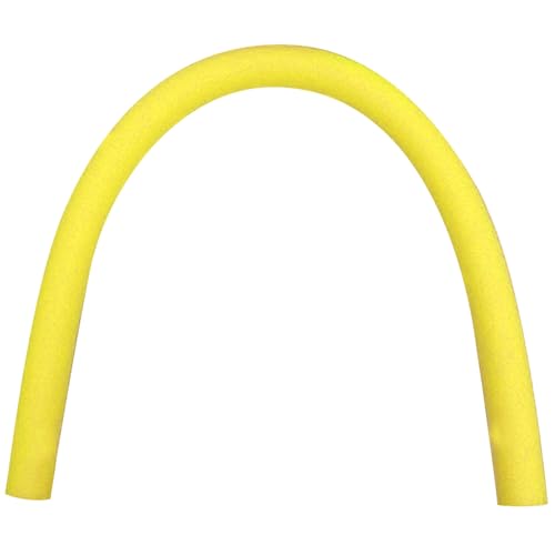 Ssguopte Pool Nudel hoher Auftriebsschwimmnudel EPE -Schaum -Pool -Nudeln 59 Zoll hohl gerade Schaum -Nudeln für Schwimmtraining, Wasserspiel, Accessoires, Gelb von Ssguopte