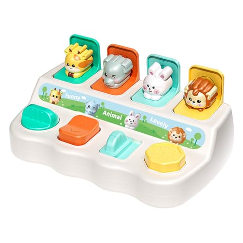 Pop-up-Spielzeug, interaktive niedliche Tierplatte, sicheres und lustiges Pop-up-Tier, pädagogische Versteck- und Suche Spielzeug für Kinder, kreatives Lernspielzeug für Kleinkinder Jungen Mädchen Pop-up-Spielzeug, interaktive niedliche Tierplatte, sicheres und lustiges Pop-up-Tier, pädagogische Versteck- und Suche Spielzeug für Kinder, kreatives Lernspielzeug für Kleinkinder Jungen Mädchen von Ssguopte