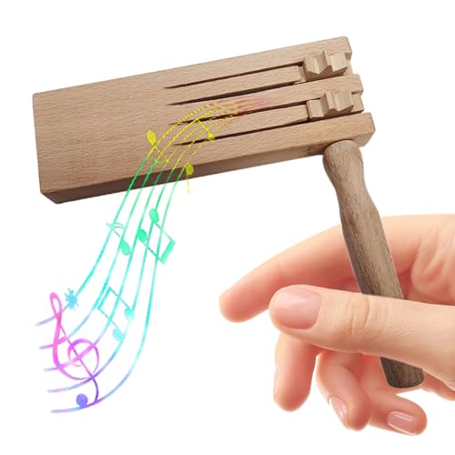 Ratsche-Lärmmacher, traditionelle Holzklacker, Eltern-Kind-Bonding-Musikinstrumente für Spiele für Spiele, Partys, Sport Ratsche-Lärmmacher, traditionelle Holzklacker, Eltern-Kind-Bonding-Musikinstrumente für Spiele für Spiele, Partys, Sport von Ssguopte
