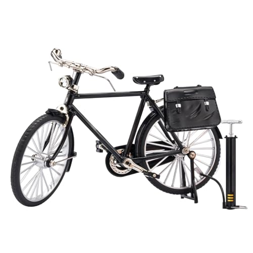 Retro Bike Model Ornament 1 Set Unassemonte 1:32 Skala Miniatur DIY Bike Toy Simulation Finger für Männer Jungen mit beweglicher Pedalreifenständer Retro Bike Model Ornament 1 Set Unassemonte 1:32 Skala Miniatur DIY Bike Toy Simulation Finger für Männer Jungen mit beweglicher Pedalreifenständer von Ssguopte