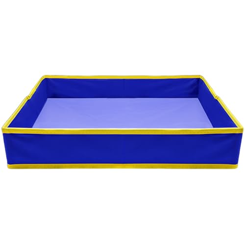 Sandschale 19.7x19.7x3, 5 Zoll Faltbares Stoff Klassenzimmer Große Kinder Strumpffüller von Ssguopte