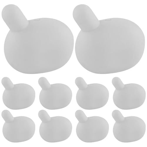 Ssguopte Squeeze -Spielzeug, 10 pcs weiche Gummi -Angst -Stress -Spielzeug, lustige Blasenblasen -Sensorische Kugeln, DIY -Stressbäl von Ssguopte