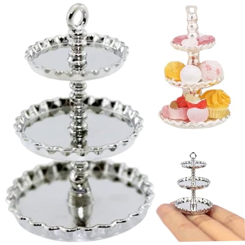 Ssguopte 1/12 Skala Mini -Kuchenständer Alloy 3 -Tier -Cupcake -Halter für Dollhouse Kitchen und Esszimmerdekoration Ssguopte 1/12 Skala Mini -Kuchenständer Alloy 3 -Tier -Cupcake -Halter für Dollhouse Kitchen und Esszimmerdekoration von Ssguopte