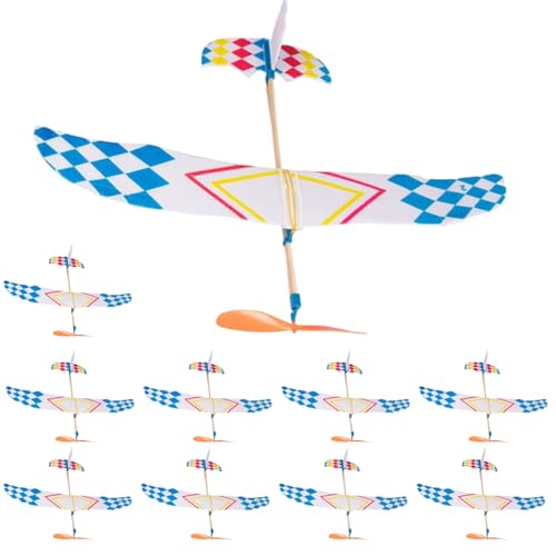 Ssguopte 10pcs Foam Flugzeuge für Kinder, Bildungsgummi -Band Flugzeuge 16x12 Windup Flying Segelflugzeughandwerksspielzeug für Kinderparty Gefälligkeiten im Freien Spielen im Freien Ssguopte 10pcs Foam Flugzeuge für Kinder, Bildungsgummi -Band Flugzeuge 16x12 Windup Flying Segelflugzeughandwerksspielzeug für Kinderparty Gefälligkeiten im Freien Spielen im Freien von Ssguopte