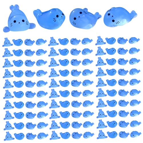 Ssguopte 120pcs Mini Harztiere, Glühen im Dunklen Seal PUP Mini -Figuren für Miniaturfee Garten Mikrolandschaft Aquarium Fischtankdekoration Ssguopte 120pcs Mini Harztiere, Glühen im Dunklen Seal PUP Mini -Figuren für Miniaturfee Garten Mikrolandschaft Aquarium Fischtankdekoration von Ssguopte