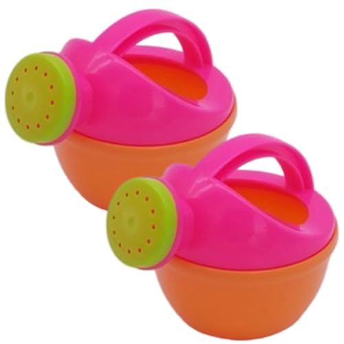 Ssguopte 2PCS Kids Watering Can, 3, 9 x 3, 2 Zoll Plastikwässerung, Kinderbadspielzeug mit niedlichen Ausgängen & Handle, tragbare und Wiederverwendbare Wasserspielzeuge für Jungen, Mädchen 4 + von Ssguopte