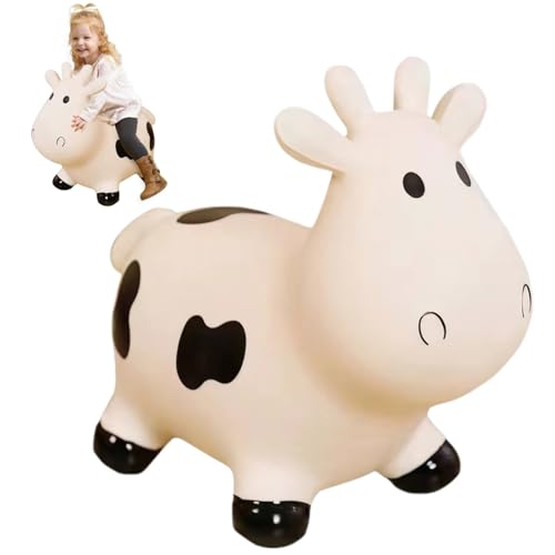 Ssguopte Aufblasbare Tiere süße Kuh Kleinkinder Fahren auf Hüfthöfen Jumping Toy Birthday Geschenk Baby Jungen Mädchen 18 Monate+ Ssguopte Aufblasbare Tiere süße Kuh Kleinkinder Fahren auf Hüfthöfen Jumping Toy Birthday Geschenk Baby Jungen Mädchen 18 Monate+ von Ssguopte