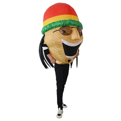 Ssguopte Aufblasbares Halloween -Kostüm lustig wiederverwendbares Blowup -Anzug mit Luftgebläse für Männer Frauen Cosplay Ssguopte Aufblasbares Halloween -Kostüm lustig wiederverwendbares Blowup -Anzug mit Luftgebläse für Männer Frauen Cosplay von Ssguopte