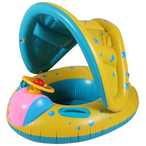 Ssguopte Baby Pool Float aufblasbare Auto-förmige Baldachin Sonnenschutz Nicht-Slip-Griff Kinder 6-48 Monate Ssguopte Baby Pool Float aufblasbare Auto-förmige Baldachin Sonnenschutz Nicht-Slip-Griff Kinder 6-48 Monate von Ssguopte