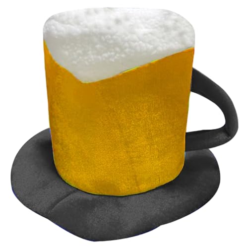 Ssguopte Bierhut lustige Schaumstoffbier Becher Neuheit Hut weiche Plüsch Halloween Bar Crawl Party Requent Ssguopte Bierhut lustige Schaumstoffbier Becher Neuheit Hut weiche Plüsch Halloween Bar Crawl Party Requent von Ssguopte