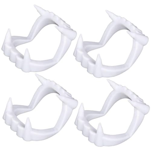 Ssguopte Cosplay Vampire Zähne Reißzähne Zahnersatz Halloween Party Cosplay Requisiten Scary Halloween Werwolf Zombie Fangs 4 PCs Ssguopte Cosplay Vampire Zähne Reißzähne Zahnersatz Halloween Party Cosplay Requisiten Scary Halloween Werwolf Zombie Fangs 4 PCs von Ssguopte