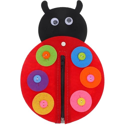 Ssguopte Filzboard für Kleinkinder, Nicht gewebter Marienbird DIY Kit, Early Learning Life Skills Craft für Kinder von Ssguopte
