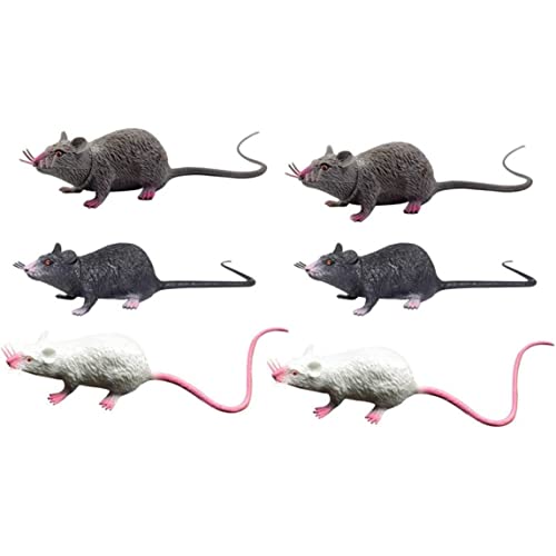 Ssguopte Halloween Ratte Figur Spielzeug Tricky Toy Scary Party Requisiten künstlicher Streich gefälschter Streichmäuse Maus für Spiel Halloween Partys 22x7cm 6pcs Ssguopte Halloween Ratte Figur Spielzeug Tricky Toy Scary Party Requisiten künstlicher Streich gefälschter Streichmäuse Maus für Spiel Halloween Partys 22x7cm 6pcs von Ssguopte