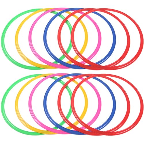 Ssguopte Hopscotch Rings Kinder 12pcs 11 Zoll Flexible Plastikübungsausrüstung DIY Outdoor Games Garden Yard Zufällige Farbe Ssguopte Hopscotch Rings Kinder 12pcs 11 Zoll Flexible Plastikübungsausrüstung DIY Outdoor Games Garden Yard Zufällige Farbe von Ssguopte